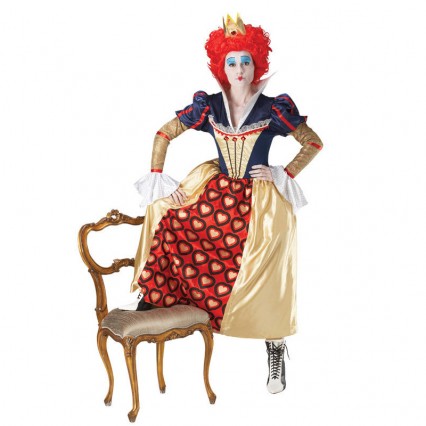 Disney Costumes Storybook Costume Wholesale Alice in Wonderland Red Queen of Hearts Womens Costume from China Manufacturer Directly