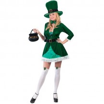 Events Occasions Costumes Wholesale St Patricks Luscious Leprechaun St Patrick's Womens Costume Wholesale from China Manufacturer Directly