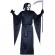 Black Reaper Robe Halloween Mens Costume