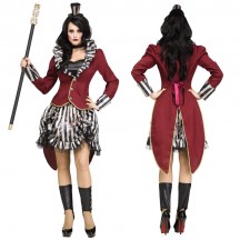 Halloween Scary Costumes Wholesale Freak Show Ringmistress Womens Costume Wholesale from China Manufacturer Directly