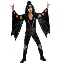 Halloween Scary Costumes Wholesale Kiss Demon DELUXE Gene Simmons Mens Costume Wholesale from China Manufacturer Directly