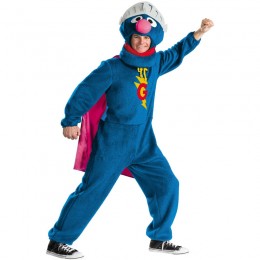 Movies,Music TV Costumes Wholesale Sesame Street Super Grover Mens Costume Wholesale from China Manufacturer Directly