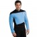 Star Trek Next Generation Spock Blue Shirt Deluxe Mens Costume