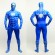 Halloween Lycra Spandex Blue White Stripes Zentai Suit Inspired by Spiderman Halloween  Halloween Lycra Spandex Blue White Stripes Zentai Suit Inspired by Spiderman Halloween