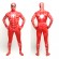 Red Lycra Spandex Unisex Spiderman Costume Suit Outfit Zentai with White Stripe