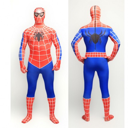 Superhero Comic Costumes Wholesale Spiderman Bodysuit Halloween Spandex Super Hero Costume from China Manufacturer Directly