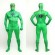 Halloween Lycra Spandex Green Black Stripes Zentai Suit Inspired by Spiderman Halloween