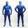 Navy Blue Lycra Spandex Bodysuit Inspired by Spiderman Halloween