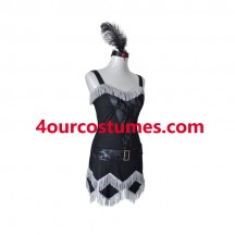 Women Costumes 1920s womens costume Flapper Costume Black Fancy dress for Carnival Party  Women Costumes 1920s womens costume Flapper Costume Black Fancy dress for Carnival Party