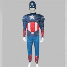 Superhero Comic Costumes Wholesale Captain American Deluxe Captain America Muscle Mens Costume from China Manufacturer Directly Superhero Comic Costumes Wholesale Captain American Deluxe Captain America Muscle Mens Costume from China Manufacturer Directly