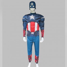 Superhero Comic Costumes Wholesale Captain American Deluxe Captain America Muscle Mens Costume from China Manufacturer Directly  Superhero Comic Costumes Wholesale Captain American Deluxe Captain America Muscle Mens Costume from China Manufacturer Directly