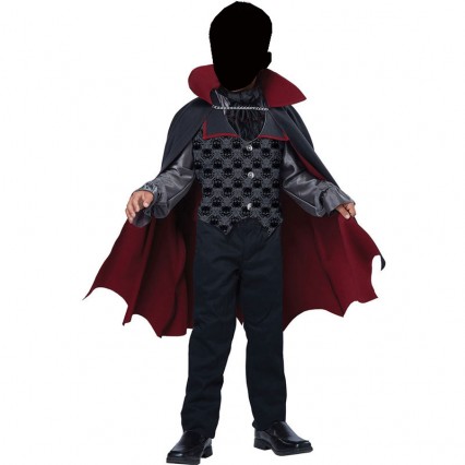 Halloween Scary Costumes Wholesale Kid Trick or Treat Count Bloodfiend Vampire Boys Costume Wholesale from China Manufacturer Directly
