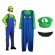 Teen Super Mario and Luigi Bros Fancy Plumber Halloween Costume