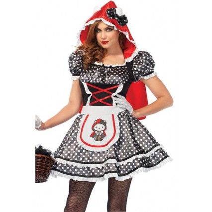 Halloween Sexy Lingerie Costumes Mascot Adult Fancy Dress Party Supply Carnival Hello Kitty Red Riding Hood Costume