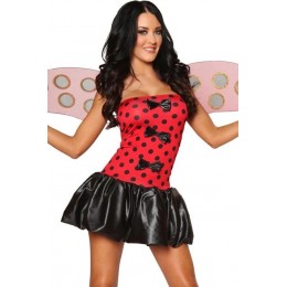 Halloween Sexy Lingerie Costumes Mascot Adult Fancy Dress Party Supply Carnival Lil Lady Bug Costume