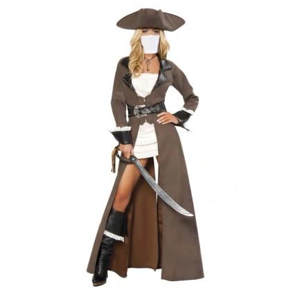 Halloween Sexy Lingerie Costumes Wholesale Beautiful Pirate Buccaneer Costume with Face Mask Halloween Sexy Lingerie Costumes Wholesale Beautiful Pirate Buccaneer Costume with Face Mask