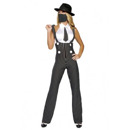 Halloween Sexy Lingerie Costumes Wholesale Gangster Mama Costume with Face Mask Halloween Sexy Lingerie Costumes Wholesale Gangster Mama Costume with Face Mask