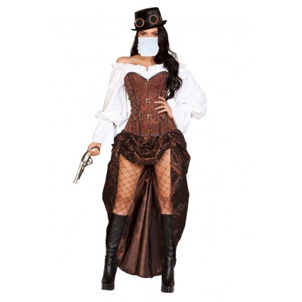 Halloween Sexy Lingerie Costumes Wholesale Machinery Steampunk Costume with Face Mask Halloween Sexy Lingerie Costumes Wholesale Machinery Steampunk Costume with Face Mask