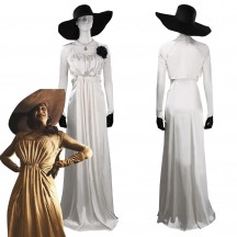 Resident Evil Village Alcina Dimitrescu Outfits Halloween Carnival Suit Cosplay Costume  Resident Evil Village Alcina Dimitrescu Outfits Halloween Carnival Suit Cosplay Costume