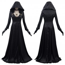 Resident Evil Village Lady Dimitrescu's Daughter Vampire Lady Dress Outfits Halloween Carnival Suit Cosplay Costume  Resident Evil Village Lady Dimitrescu's Daughter Vampire Lady Dress Outfits Halloween Carnival Suit Cosplay Costume