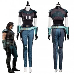 Mandalorian Cara Dune Women Uniform Outfits Halloween Carnival Suit Cosplay Costume