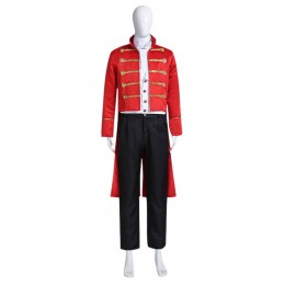 Carnival Circus Costume Red Men's Shirt Overcoat Set Polyester Carnival Holidays Costumes Wholesale  Carnival Circus Costume Red Men's Shirt Overcoat Set Polyester Carnival Holidays Costumes Wholesale