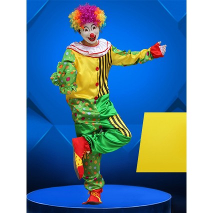 Carnival Circus Costume Unisex Hat Jumpsuit Set Holidays Costumes Wholesale Carnival Circus Costume Unisex Hat Jumpsuit Set Holidays Costumes Wholesale