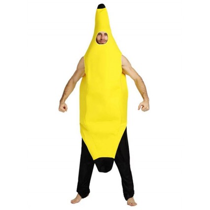 Food Costume Banana Adults Unisex Funny Fruit Costumes Carnival Wholesale Food Costume Banana Adults Unisex Funny Fruit Costumes Carnival Wholesale