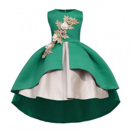 Summer Sequin Big Bow Baby Girl Dress 1st Birthday Party Wedding Dress For Girl Princess Evening Dresses Kid Cloth