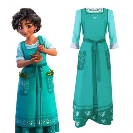 2022 Princess Encanto Mirabel Costume Dress Party Birthday Cosplay Fancy Dress 2022 Princess Encanto Mirabel Costume Dress Party Birthday Cosplay Fancy Dress