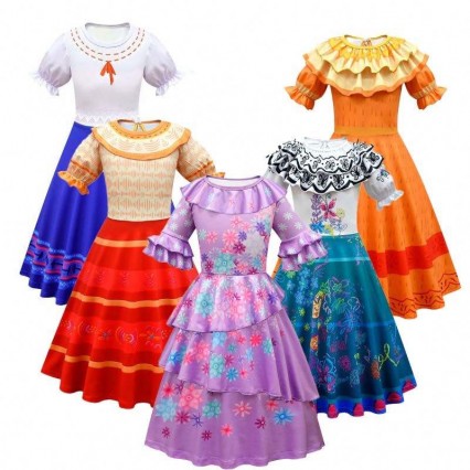 2022 Princess Encanto Mirabel Costume Dress Party EncantoIsabela Madrigal Costume HCIS-006 2022 Princess Encanto Mirabel Costume Dress Party EncantoIsabela Madrigal Costume HCIS-006