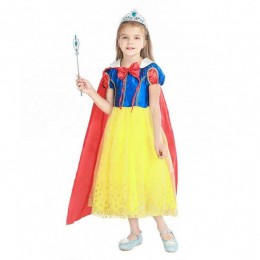 Amazon Hot Sale New Design TV&Movie Princess Cosplay Costumes Snow White Character Costumes Kids' Dress