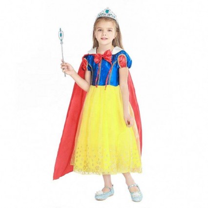 Amazon Hot Sale New Design TV&Movie Princess Cosplay Costumes Snow White Character Costumes Kids' Dress Amazon Hot Sale New Design TV&Movie Princess Cosplay Costumes Snow White Character Costumes Kids' Dress