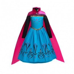 BAIGE Christmas Halloween Party Dresses For Kids Princess Anna Elsa Cosplay Costume Baby Role Play Costume