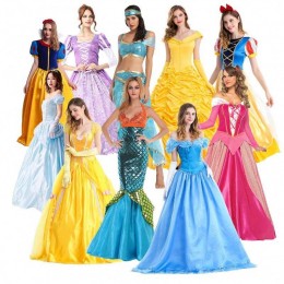 Halloween Role Cosplay Classic princess Snow White Beauty Aurora Costume Women Princess Dress SZAC-007