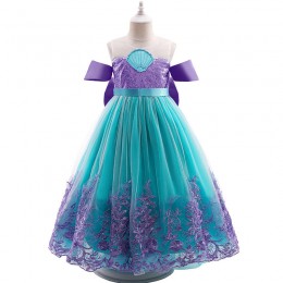 Mermaid Princess Girls Dress Princess Dress European and American Style Elegant Banquet Evening Dress