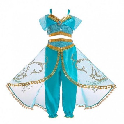 Aladdin jasmine Costume Kids Child Girls Jasmine Princess Costumes Halloween Party Belly Dance for Children Girls Cosplay Aladdin jasmine Costume Kids Child Girls Jasmine Princess Costumes Halloween Party Belly Dance for Children Girls Cosplay