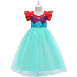 Baige 2021 New Models Short sleeve Children's Dress Mermaid Girl Cosplay Costume BX0627