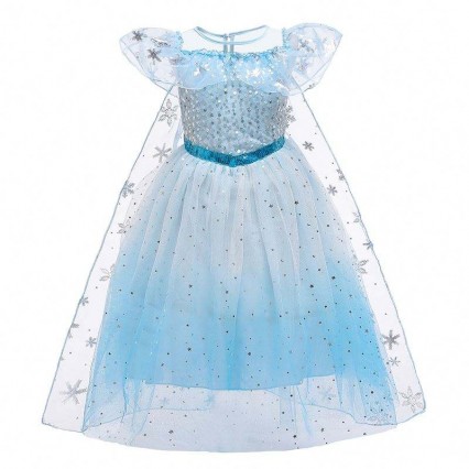 BAIGE Cosplay Party Dress Up Belle Princess Girls Dress Costume Princess Elsa Anna Halloween Fairy Kids Fancy Dress BX1683