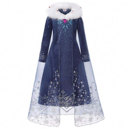 Baige European and American girls Elsa Anna Girl Princess Christmas Kids Winter Dress BX1736 Baige European and American girls Elsa Anna Girl Princess Christmas Kids Winter Dress BX1736