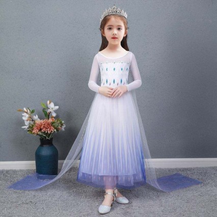 Baige Girls Costume Elsa Elsa Anna Fashion Girl Costume Anna White Long princess Dresses Girls Party Dress Baige Girls Costume Elsa Elsa Anna Fashion Girl Costume Anna White Long princess Dresses Girls Party Dress
