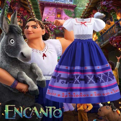 Baige Latest Tight Waist Girls Twirls Long Skirt Child Clothing Party Encanto Dress For Kids Baige Latest Tight Waist Girls Twirls Long Skirt Child Clothing Party Encanto Dress For Kids