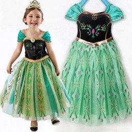 Elegant Sexy Girl Tight Mini Dress Dissy Mini Frock Princess Anna Elsa Party Clothes BXLSXB