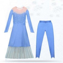 Girls Princess Dress Party Elsa Carnival Frozen 2 Elsa Anna Princess Fancy Dress Kids Costume