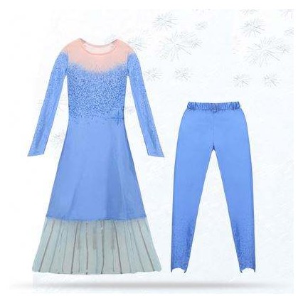 Girls Princess Dress Party Elsa Carnival Frozen 2 Elsa Anna Princess Fancy Dress Kids Costume Girls Princess Dress Party Elsa Carnival Frozen 2 Elsa Anna Princess Fancy Dress Kids Costume