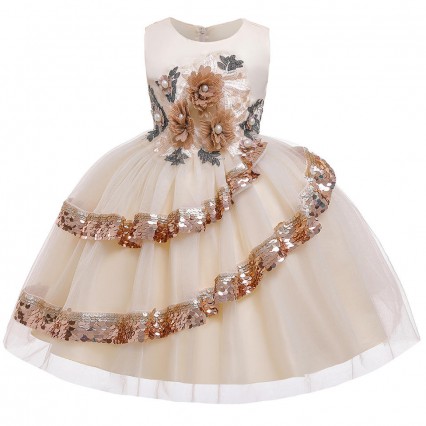 2022 Summer Baby Girl Dress Elegant Girls Kids Dresses Children Clothes Flower Princess Wedding Evening Party Dress 2022 Summer Baby Girl Dress Elegant Girls Kids Dresses Children Clothes Flower Princess Wedding Evening Party Dress