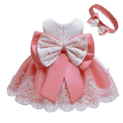 Baby Girl Ball Gown Wedding Dress Lace Baptism Dress for Girls 1st Year Birthday Party Evening Bridal Baby Carnival Fluffy Cloth Baby Girl Ball Gown Wedding Dress Lace Baptism Dress for Girls 1st Year Birthday Party Evening Bridal Baby Carnival Fluffy Cloth