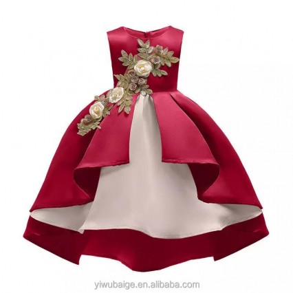 Carnival Flower Baby Girls Wedding Dress For Girl Costume Kids Evening Party Prom Princess Ball Gown Wear Apparel Carnival Flower Baby Girls Wedding Dress For Girl Costume Kids Evening Party Prom Princess Ball Gown Wear Apparel