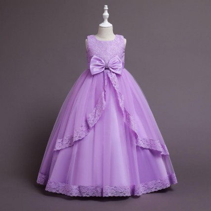 Elegant Princess Dress Kids Flower Dresses For Girls Vintage Children Dresses for Christmas Party Ball Gown Elegant Princess Dress Kids Flower Dresses For Girls Vintage Children Dresses for Christmas Party Ball Gown
