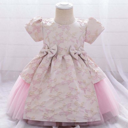Meiqii 0-6Years Satin Tulle Kids Flower Party Wear Child Newborn Mini Princess Dress Girl Baptsim Clothing L1975XZ Meiqii 0-6Years Satin Tulle Kids Flower Party Wear Child Newborn Mini Princess Dress Girl Baptsim Clothing L1975XZ